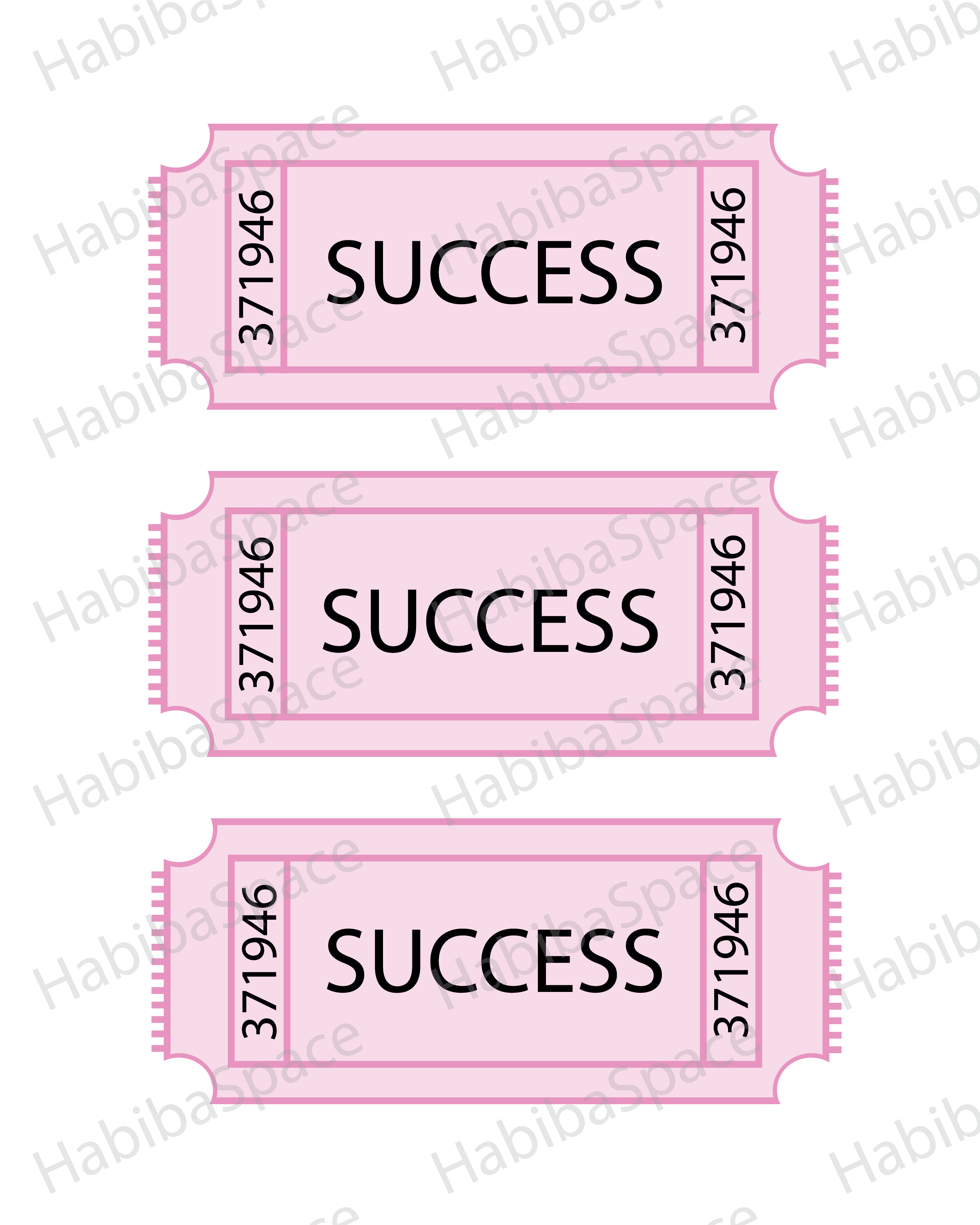 Success Ticket